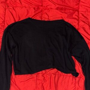 Brandy Melville Black Crop Top